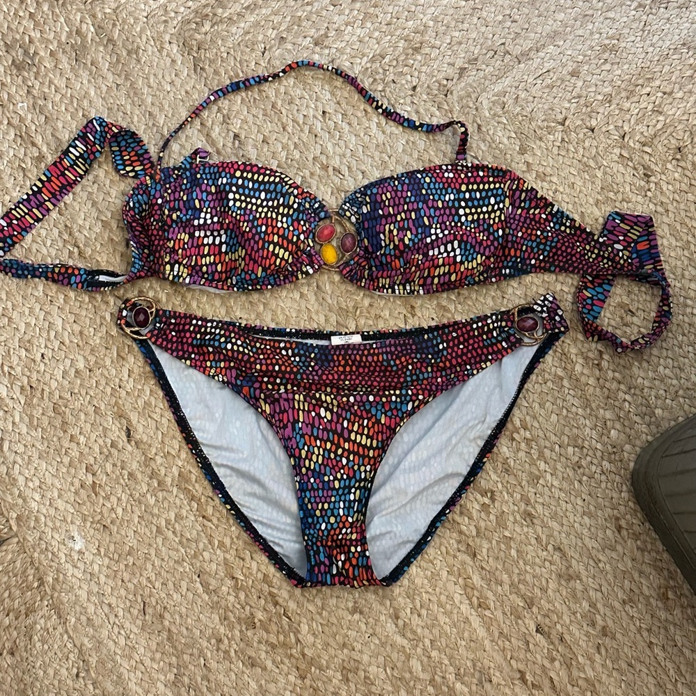 Trina Turk Colorful Dot Bikini